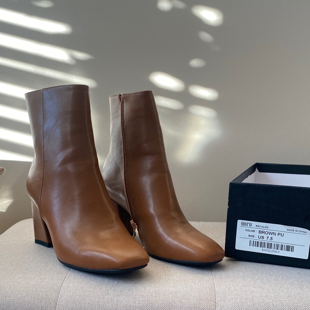 Chic Brown Ankle Booties